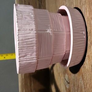 Vintage Mid Century Modern McCoy Pottery Pink Flower Pot